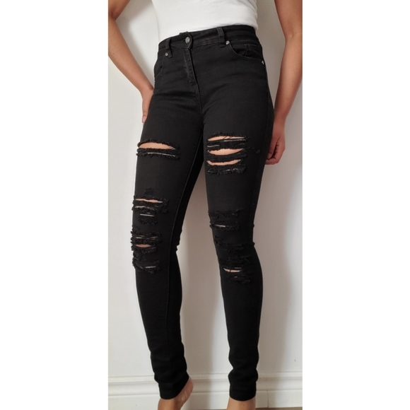 Distressed Black jeans - Picture 3 of 8